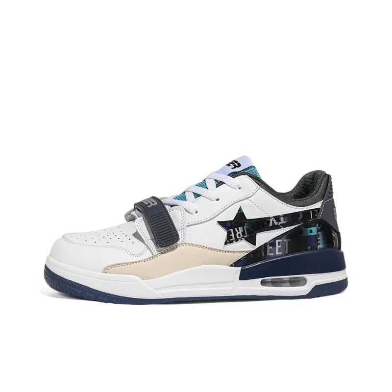 BEIER Stars Collection Couple Versatile Height Increasing Slip-Resistant Low-Top Skateboard Shoes Unisex-11