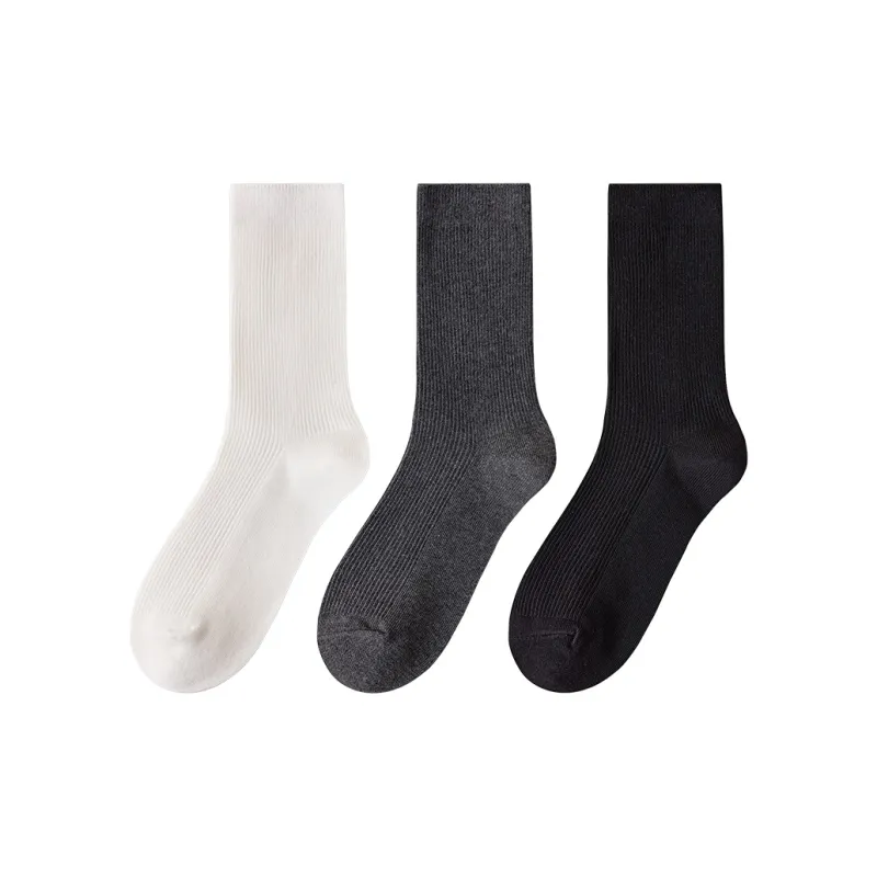 Temooues Mid-Calf Socks Women's Combo Set-0