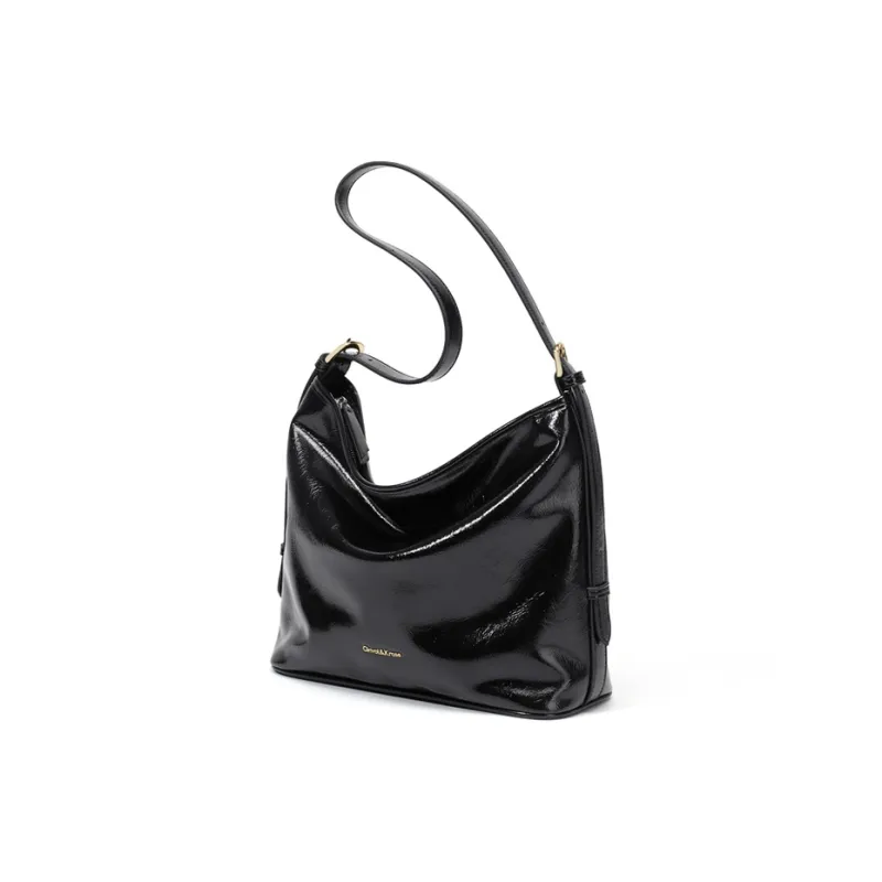 Simvay Clos PU With Synthetic Leather Tote Shoulder Bag Large Size Women's Black/Coffee-1