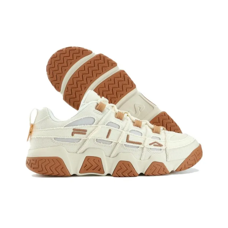 FILA FUSION Barricade Sneakers 'White Orange'-4