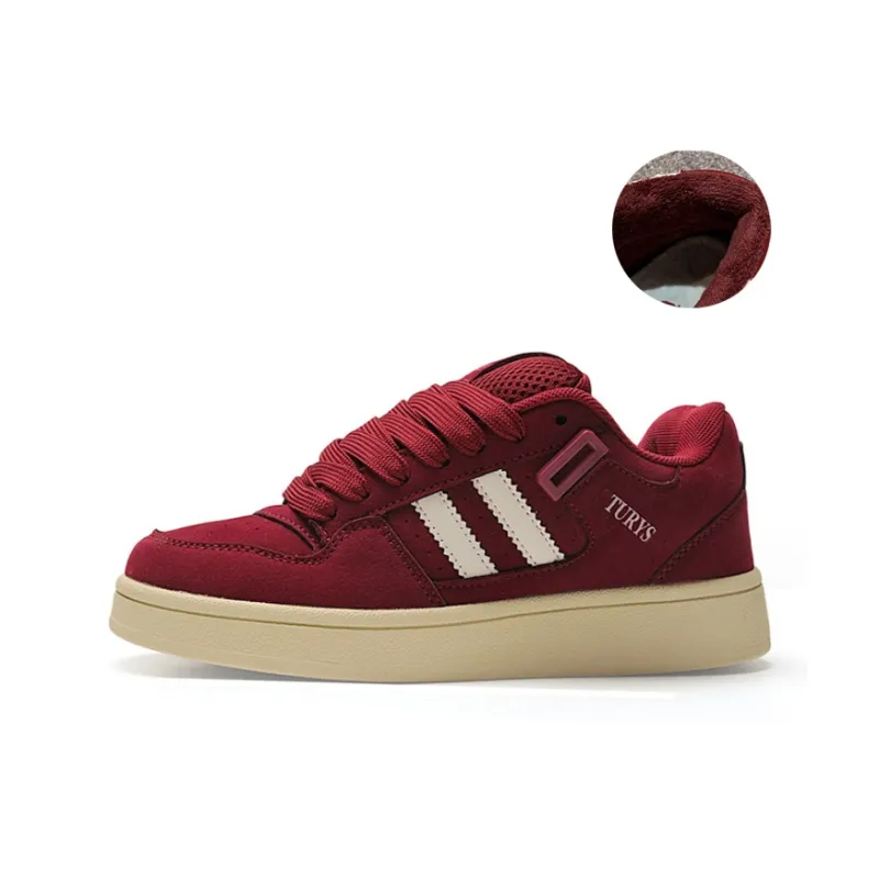 LIANGHUO Skateboard Shoes Unisex Low Top Red-6