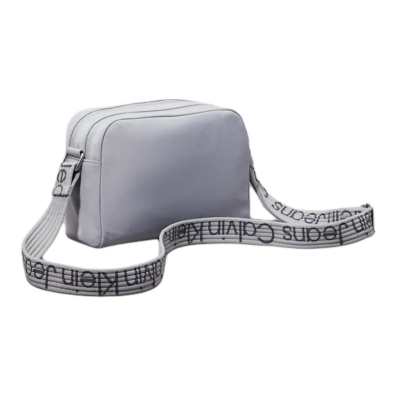 CALVIN KLEIN Polyester Shoulder Bag, Crossbody Bag Women's Gray-1