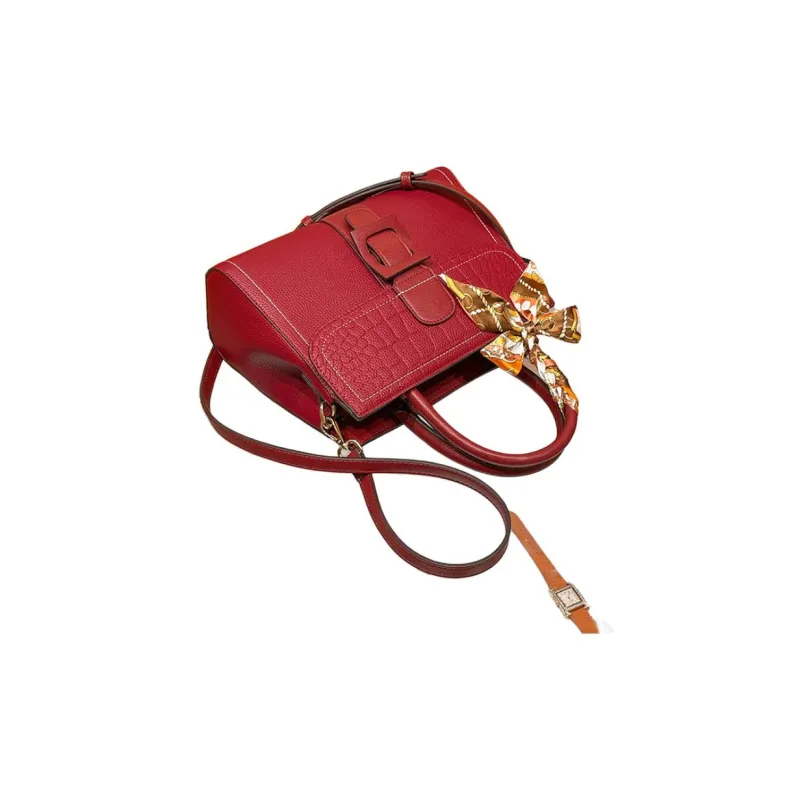 PAYOT Microfiber Synthetic Leather Wedding Bag Portable One Shoulder Crossbody Regular Women's Burgundy/Khaki-2