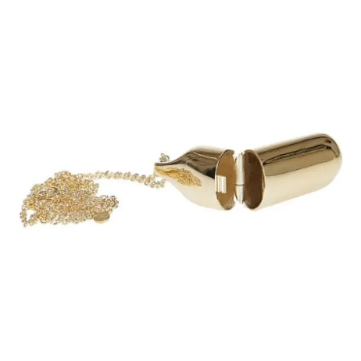 COURREGES Flask Chained Necklace-3