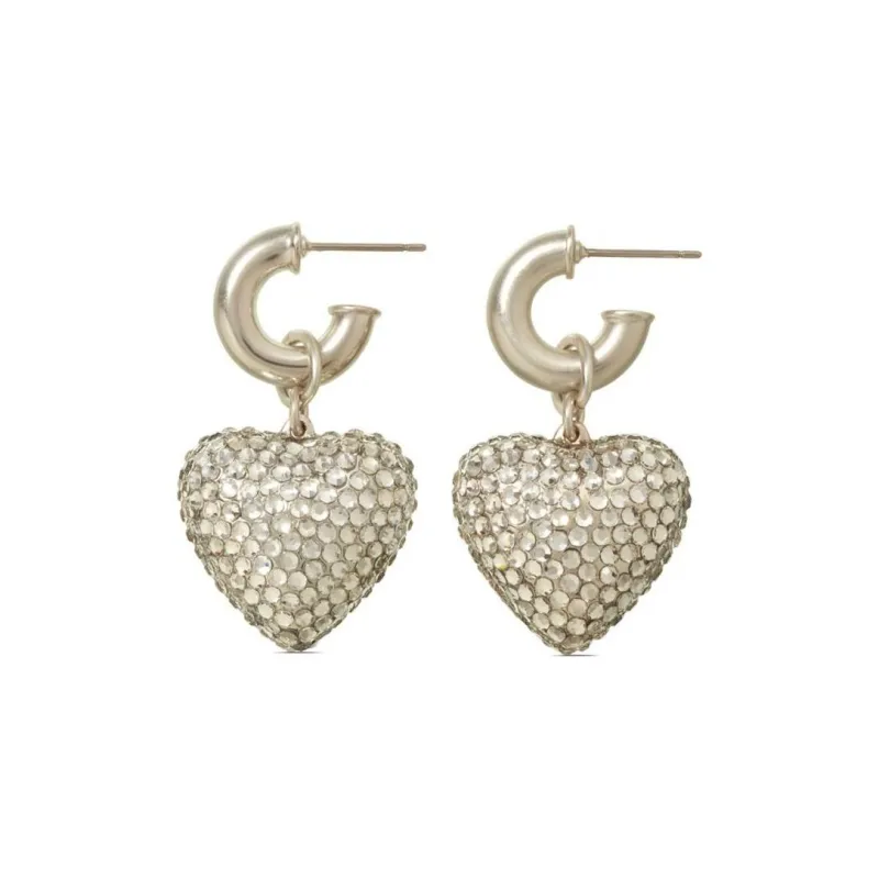 Roxanne Assoulin Dazzling Puffy Heart Earring-0