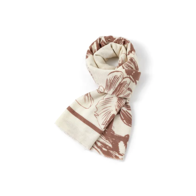 CLARKIA FLOWER Knit Scarves Women's-1