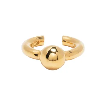 All Blues Gold Ball Earcuff