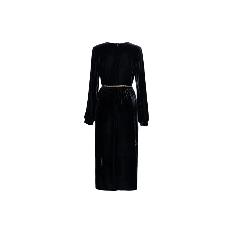 ROEYSHOUSE Long Sleeved Dresses Women's Black-1