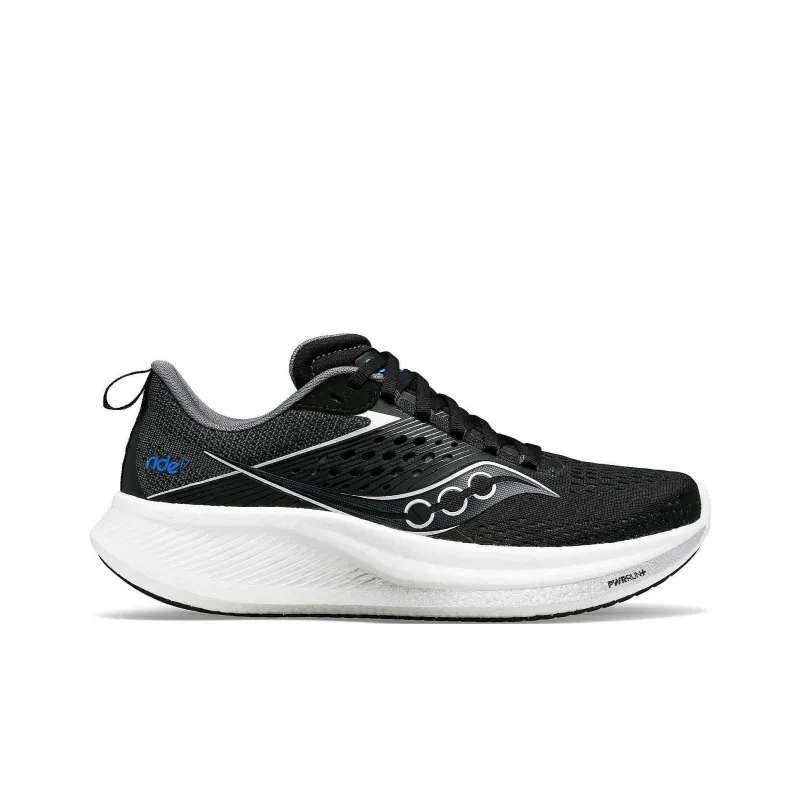Saucony Anti Slip Wear Resistant Low Top Casual Running Shoes Men's Black-1