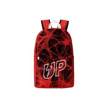 TURN UP Nylon Student Backpack Regular Unisex Red