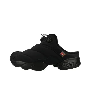 Reebok Instapump Fury Abrasion Resistant Slip Resistant Wrap toe Slippers Unisex Black