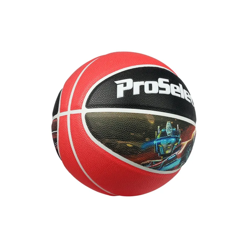 ProSelect x Transformers PU Basketball Red Black Size 5 Ball Training Kids'-2