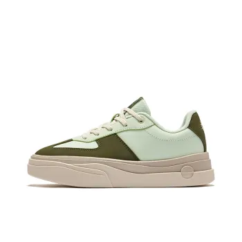 Erke Colorful 2.0 Wear Resistant Slip Resistant Low Top Skateboard Shoes Women's Foam Mint Cotton Green
