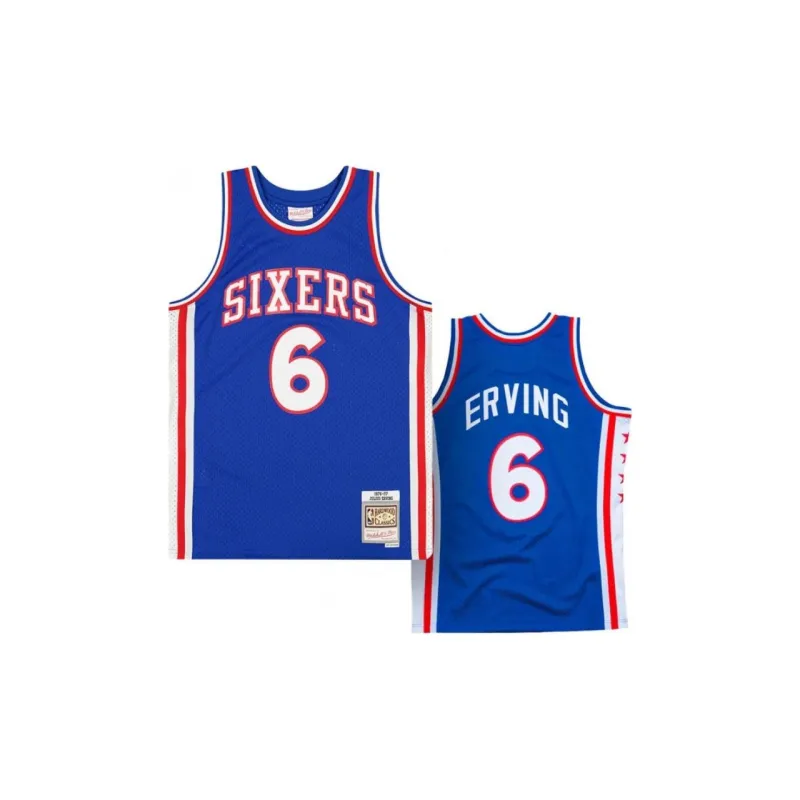 Mitchell Ness Philadelphia 76ers 1976 77 Julius Erving Swingman Jersey-2