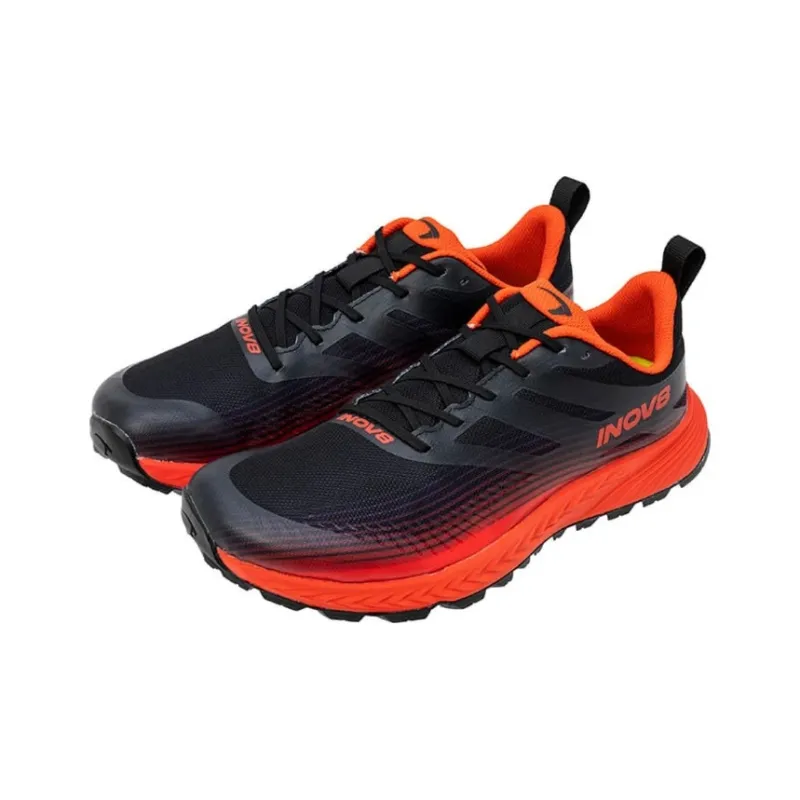 INOV-8 Anti-Slip Wear-Resistant Low-Top Trail Running Running Shoes Men's Black Red-2