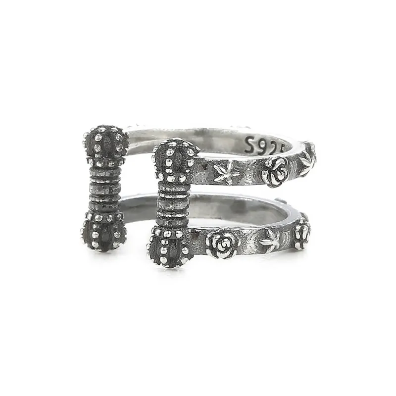 Yamagata S925 Silver Clip On Earrings Men's-2
