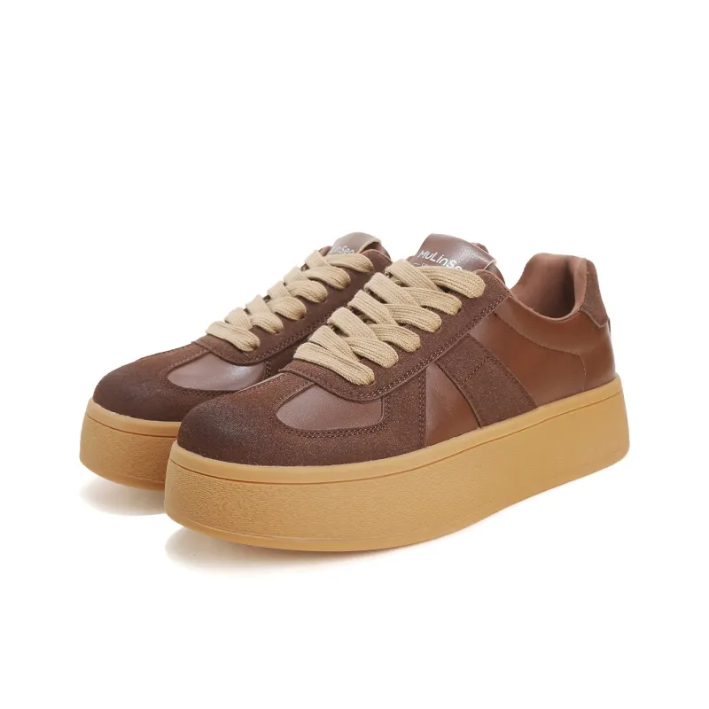 Mulinsen German Army Trainers Versatile Slip-Resistant Soft Sole Shoes Women's-1