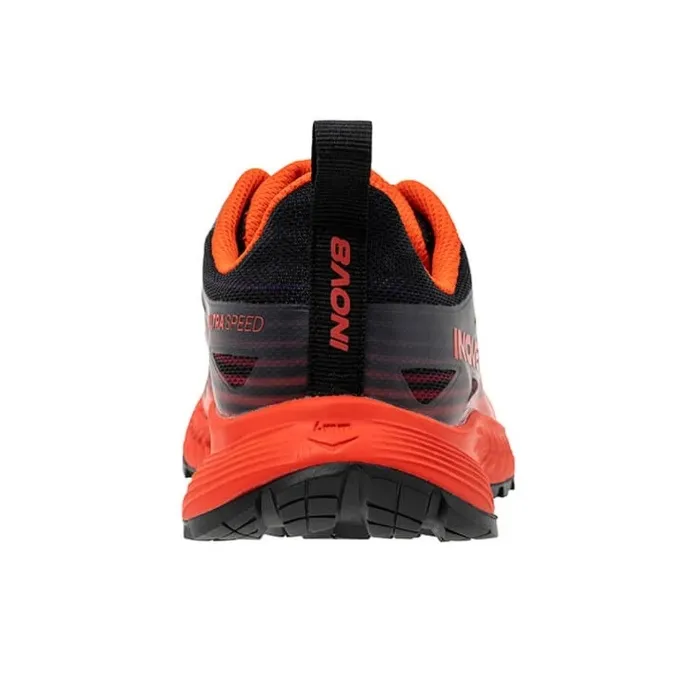INOV-8 Anti-Slip Wear-Resistant Low-Top Trail Running Running Shoes Men's Black Red-4