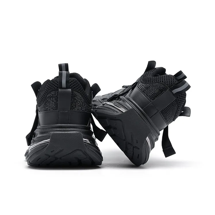 BASIC HOUSE Hundred Houses Good Phantom In The Night Fairy Shoes Low-Top Chunky Sneakers Women's Black-4
