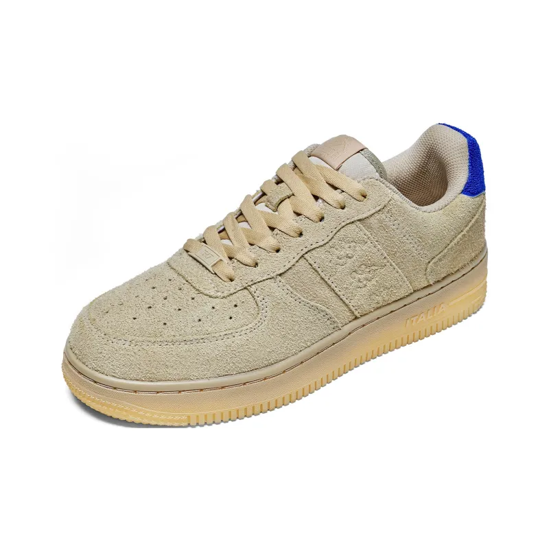 Kappa Back to Back Non slip Lightweight Low Top Skateboard Shoes Unisex Gray Khaki-2