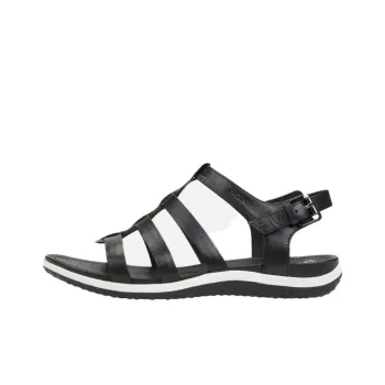 GEOX Vega Roman Sandals Women's Black