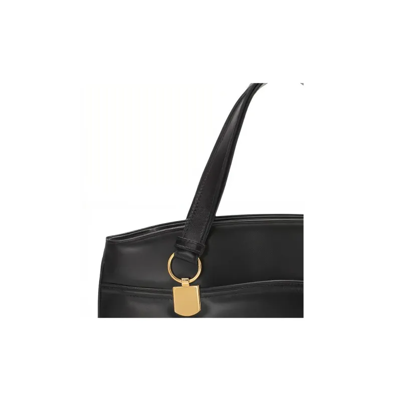 GUCCI Arli Leather Tote Bag, Shopping Bag, Shoulder Bag, Handbag Large Size Unisex Black-2