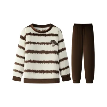 Lan Miao Pajama Set Men's Ribbed