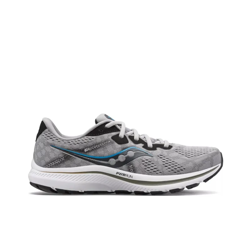 Saucony Anti Slip Wear Resistant Low Top Running Shoes Men's Gray-1