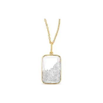 Moritz Glik 18kt Yellow Gold Ten Fourteen Sapphire And Diamond Shaker Necklace