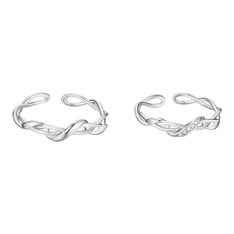 SOFTDORA 999 Fine Silver Rings Unisex-1