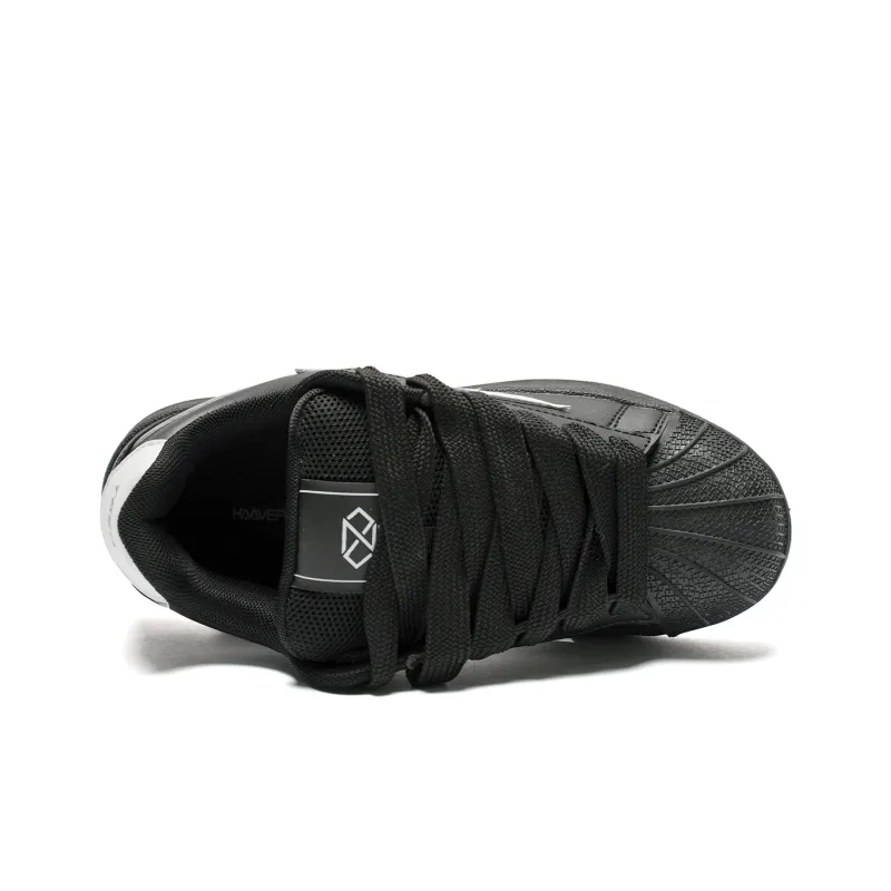 KAAVER OTTO Wear-Resistant Lightweight Breathable Support Height Increasing Low-Top Skateboard Shoes Unisex Box-3