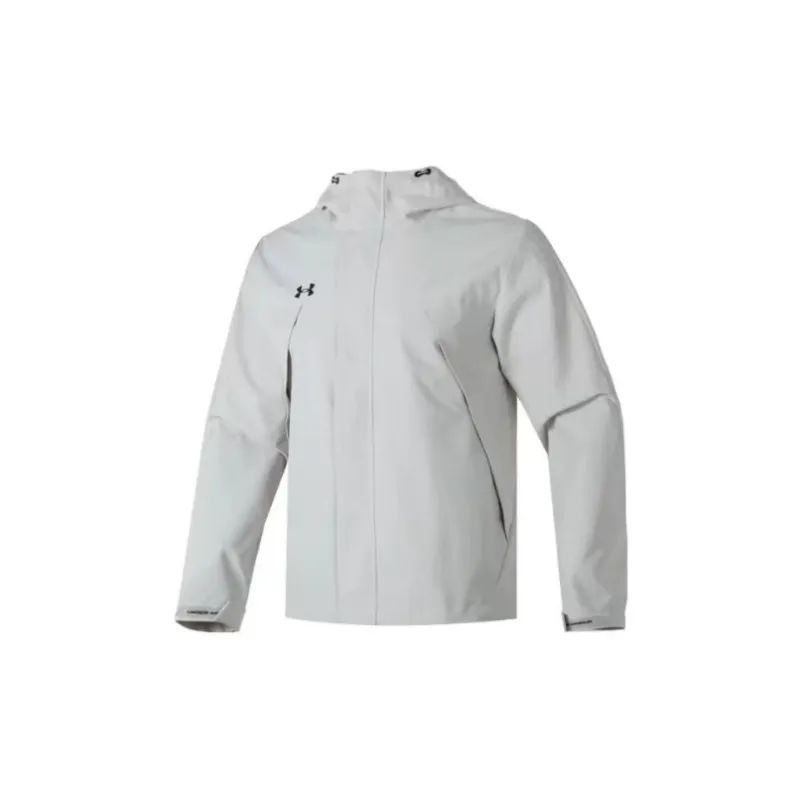 Under Armour Jackets Coats Men's Light Gray Comes With Survival Bracelet-1