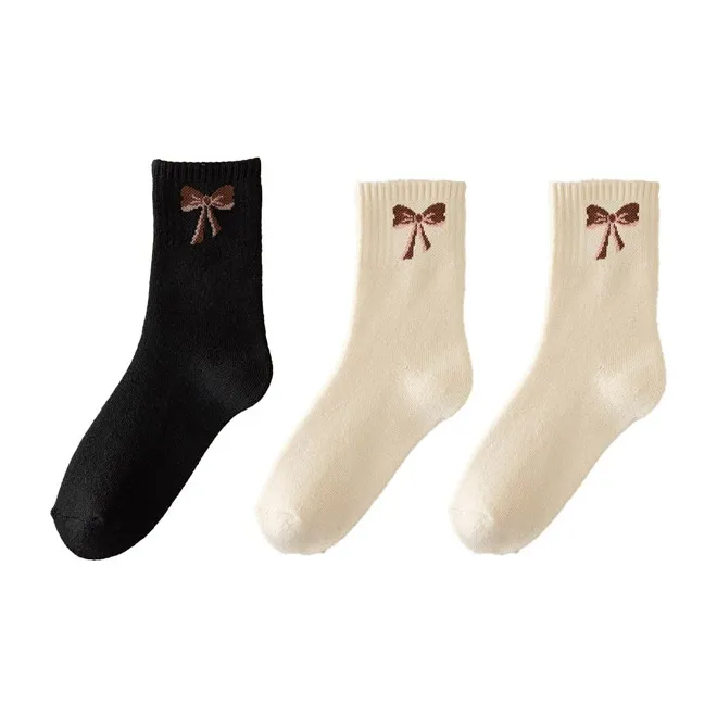 YUZHAOLIN Mid Calf Socks Women's Combo Set-9