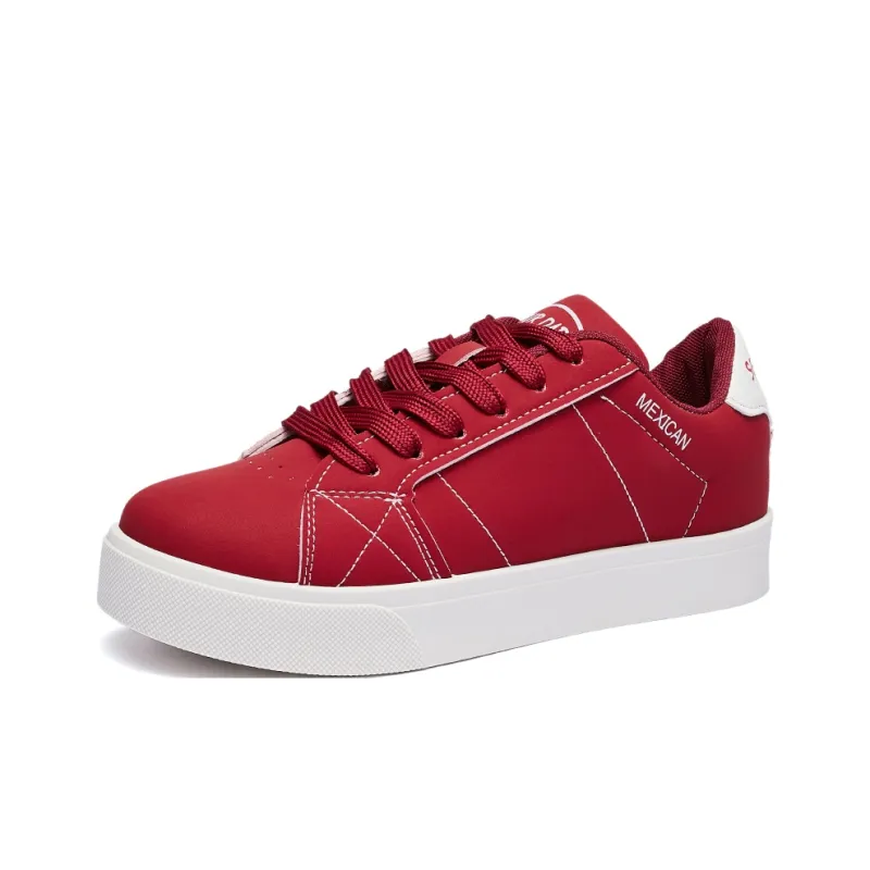 MEXICAN Abrasion Resistant Low Top Skateboard Shoes Women's-12