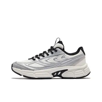 Erke Grandiose Wear Resistant Slip Resistant Low Top Casual Shoes Women's Microcrystal White Bright Silver