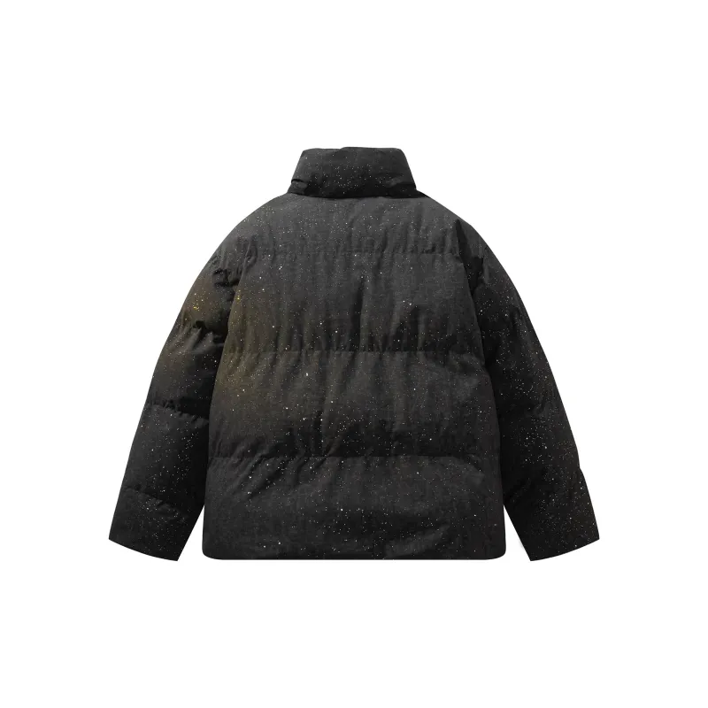 Crayon Shinchan Puffer Jacket Coat Unisex Black-1