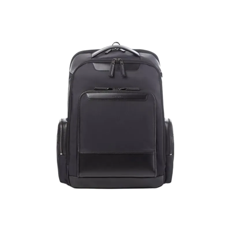 SAMSONITE Fabric With Synthetic Leather Backpack Large Size Women's Marine Blue-0
