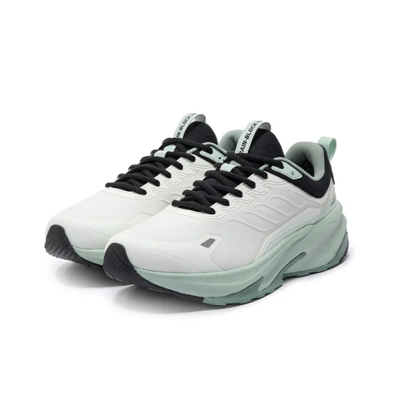 361° Mountain Rain Screens Cushioned Anti-Slip And Wear-Resistant Warm Low-Top Casual Running Shoes Men's White Green-2