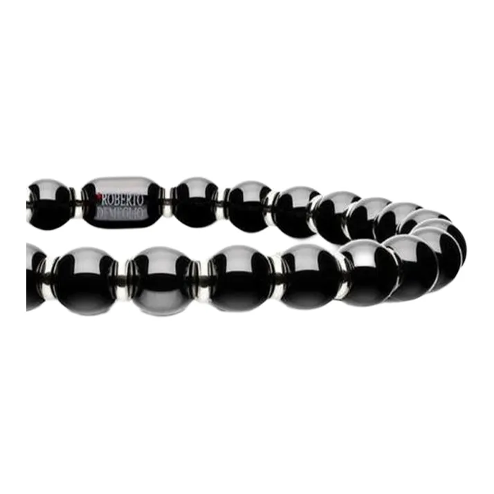 Roberto Demeglio 18K White Gold Ceramic Sfera Bracelet-2