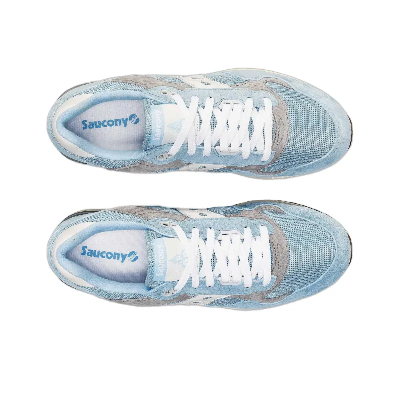 Saucony Shadow 5000 Anti Slip Wear Resistant Low Top Running Shoes Unisex Light Blue-3