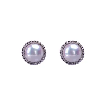 Luo Manyu S925 Silver Stud Earrings Women's