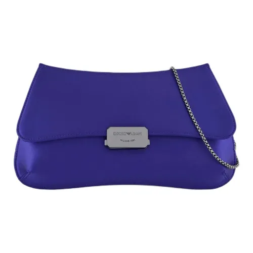 EMPORIO ARMANI Polyester One Shoulder Crossbody Clutches Women's Purple