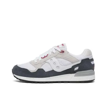 Saucony Shadow 5000 Anti Slip Wear Resistant Low Top Casual Running Shoes Unisex White Gray