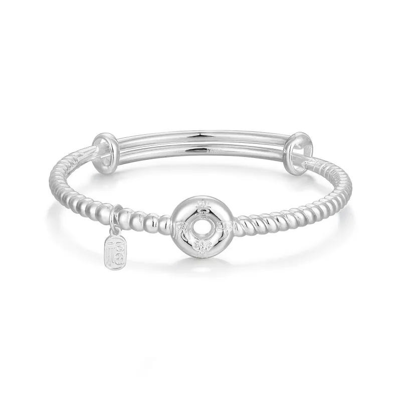 DH7 S999 Fine Silver Sterling Silver Bracelets Women's-1