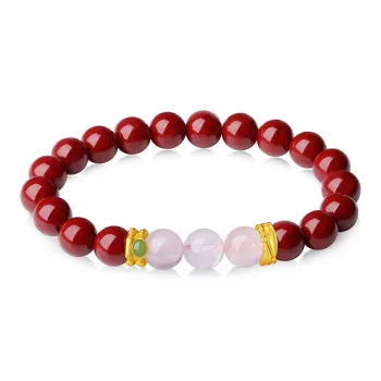 Emerald Dynasty Cinnabar Bracelets Women's