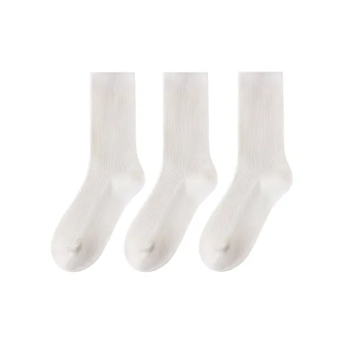 Temooues Mid Calf Socks Women's Combo Set
