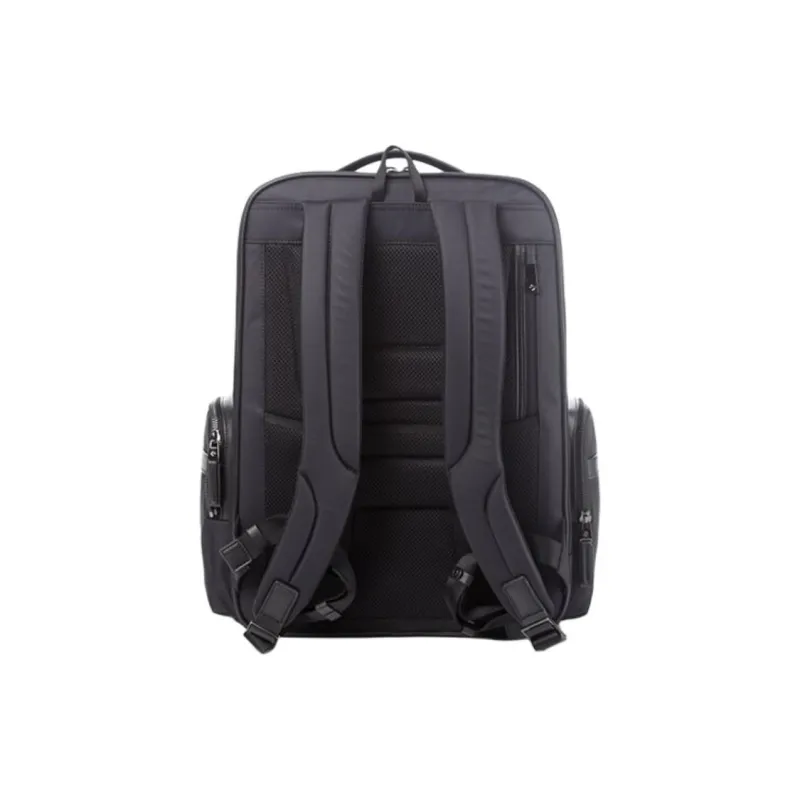 SAMSONITE Fabric With Synthetic Leather Backpack Large Size Women's Marine Blue-2