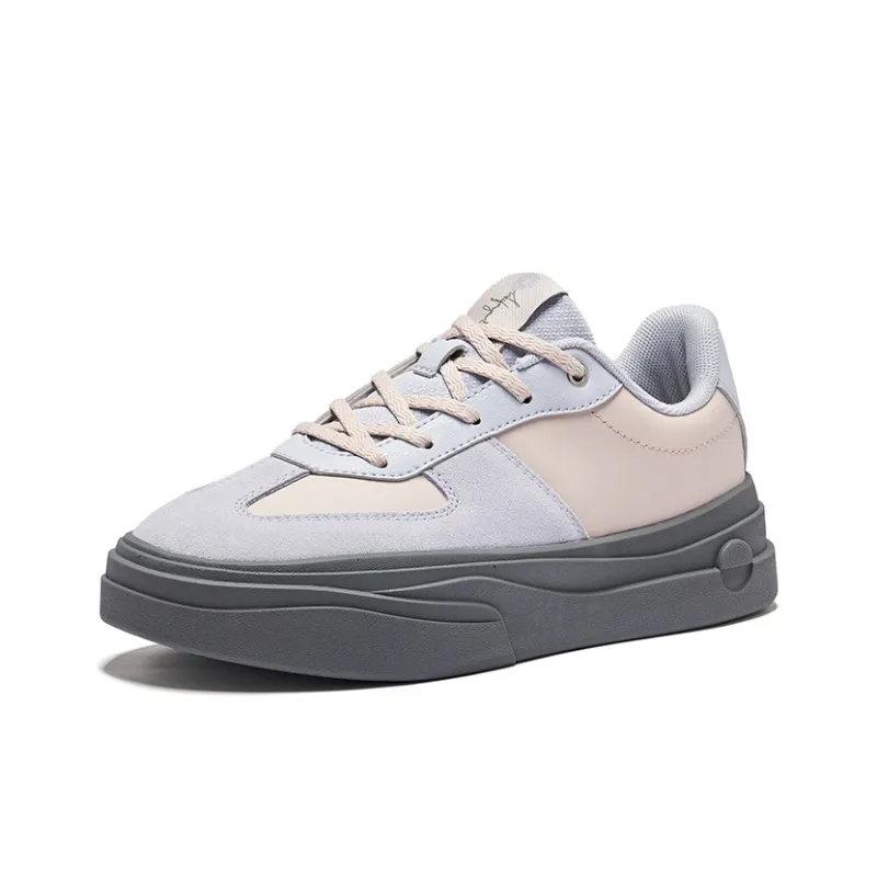 Erke Colorful 2.0 Wear-Resistant Slip-Resistant Low-Top Skateboard Shoes Women's Smoky Purple-2