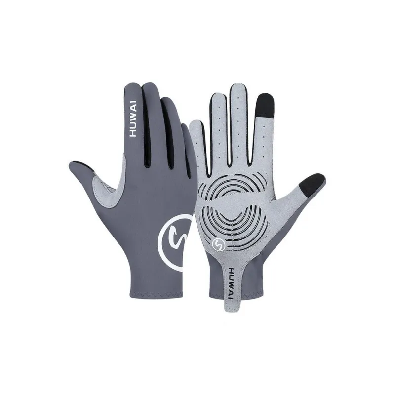 HNJ Riding Equipment Cycling Glove Unisex Faux Lycra, Ice Silk Lycra-4
