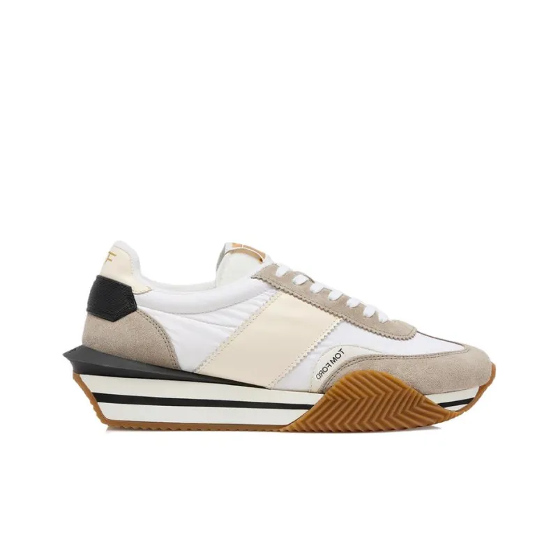 TOM FORD James Casual Shoes Men Low-Top Ecru-1